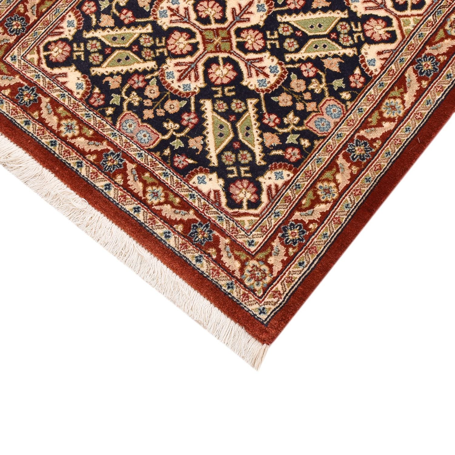 Läufer Perser - Ghom - Royal - 150 x 54 cm - dunkelbeige