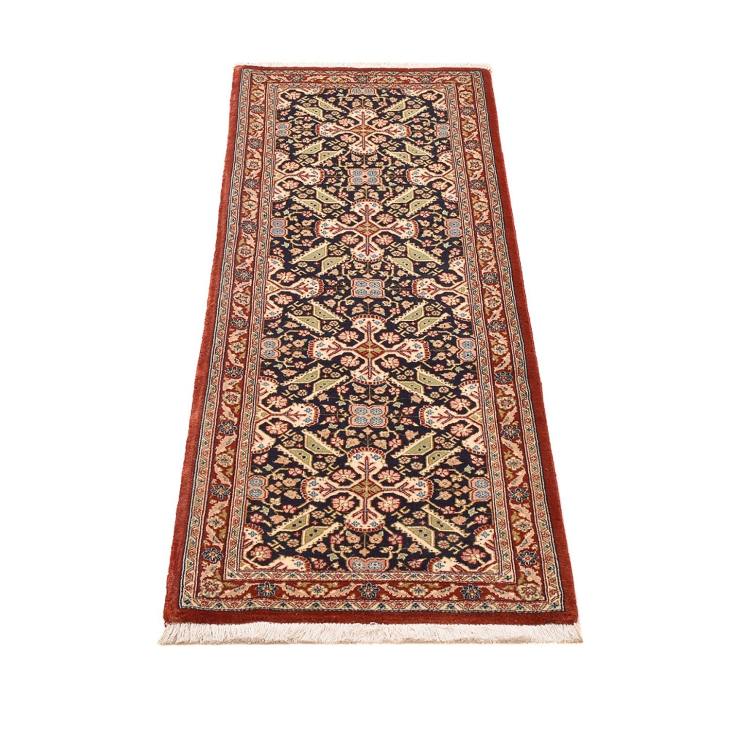 Läufer Perser - Ghom - Royal - 150 x 54 cm - dunkelbeige