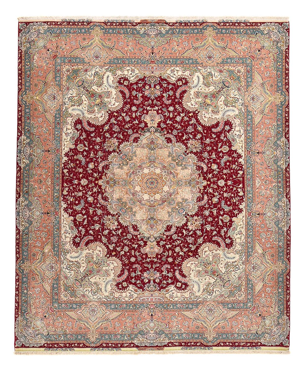 Perserteppich - Täbriz - Premium - 304 x 250 cm - rot