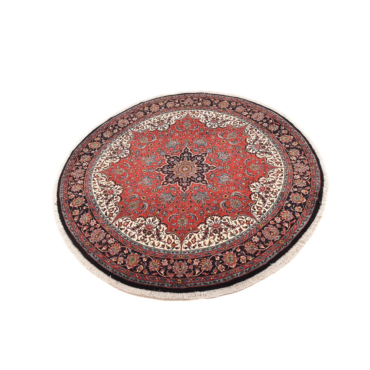 Perserteppich - Bidjar rund  - 150 x 150 cm - rot