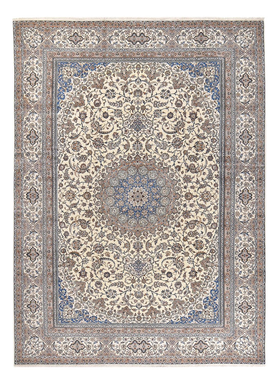 Perserteppich - Nain - Premium - 455 x 315 cm - creme