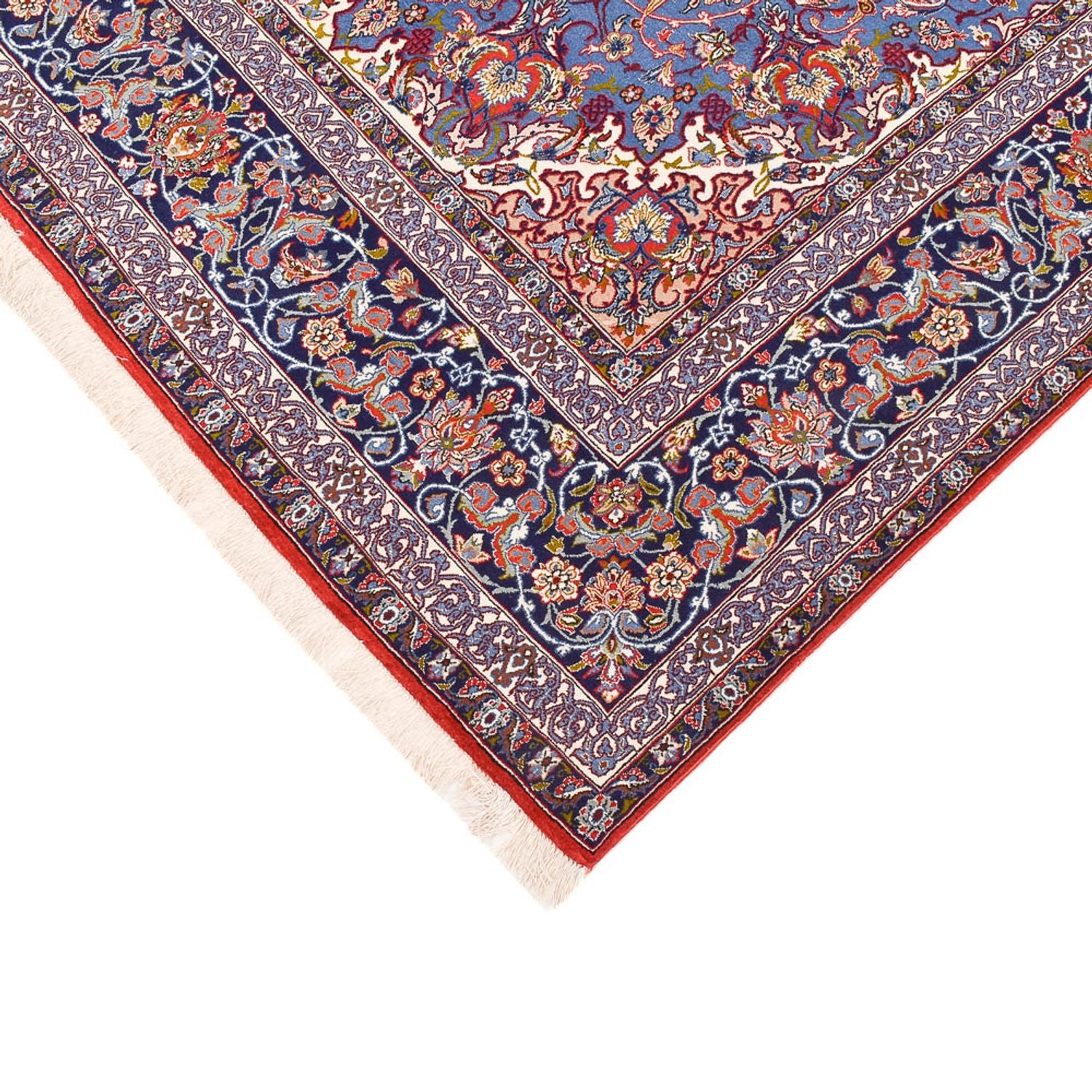 Perserteppich - Isfahan - Premium - 245 x 154 cm - blau