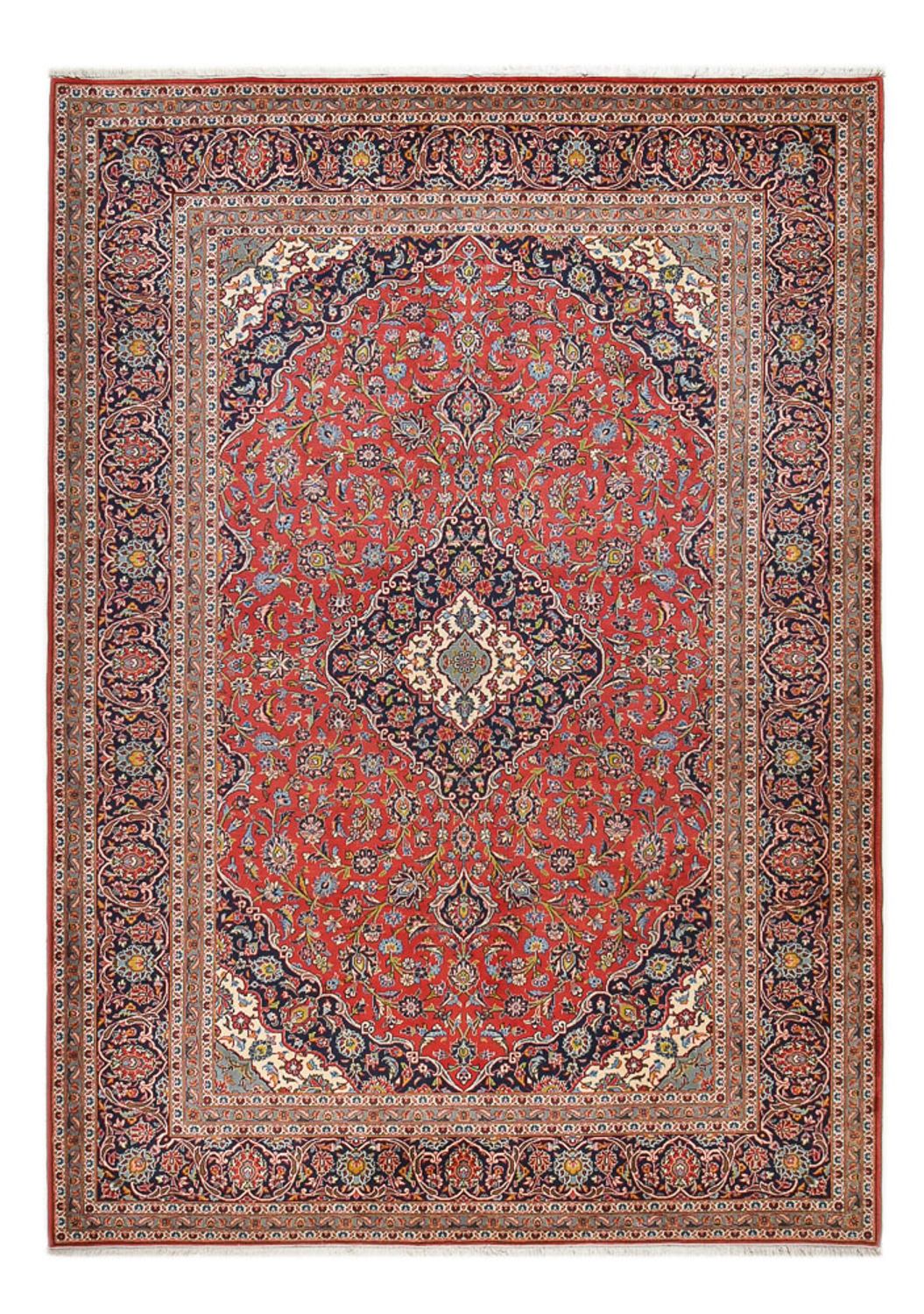 Perserteppich - Keshan - 350 x 246 cm - rot
