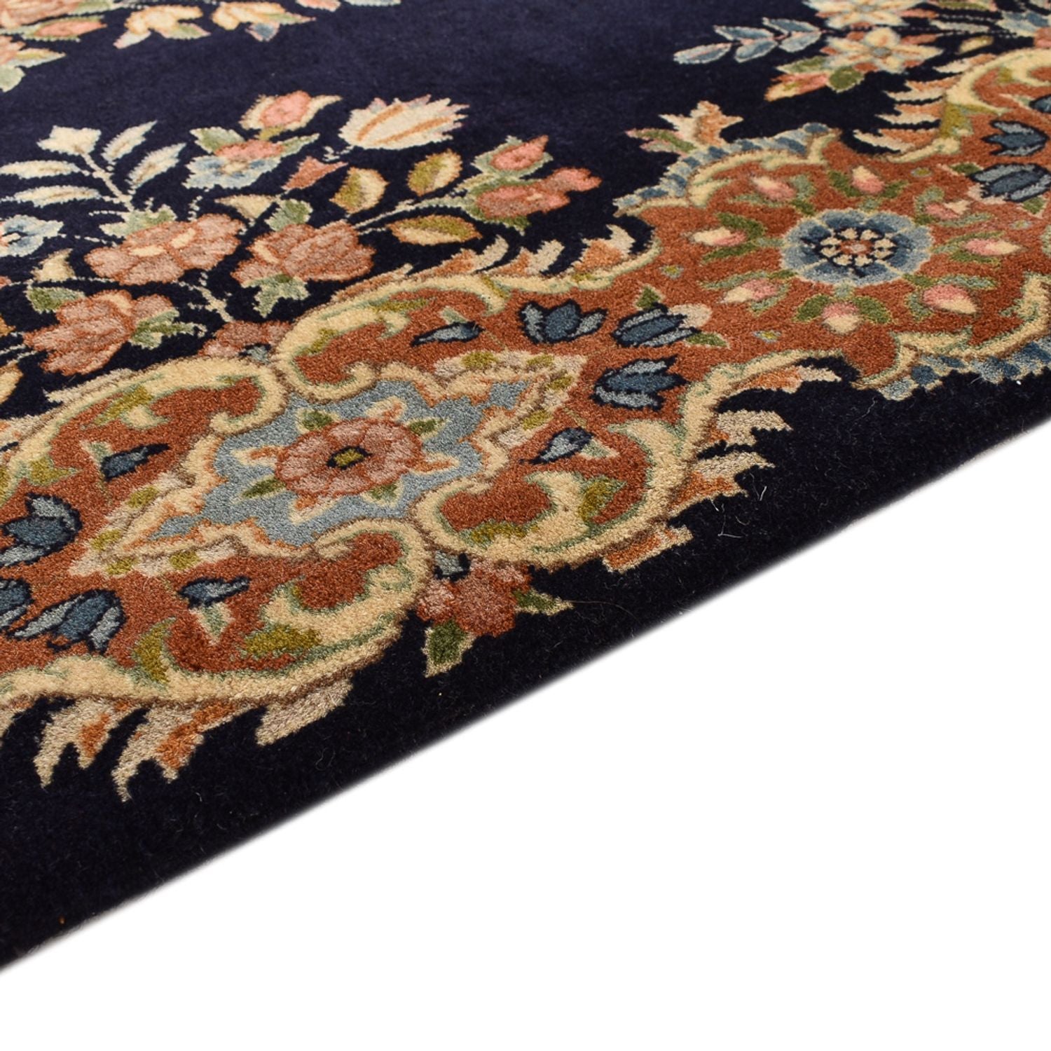 Läufer Perser - Royal - 415 x 96 cm - dunkelblau