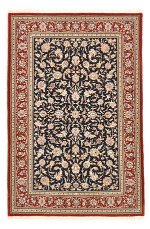 Perserteppich - Ghom - Royal - 204 x 133 cm - dunkelblau