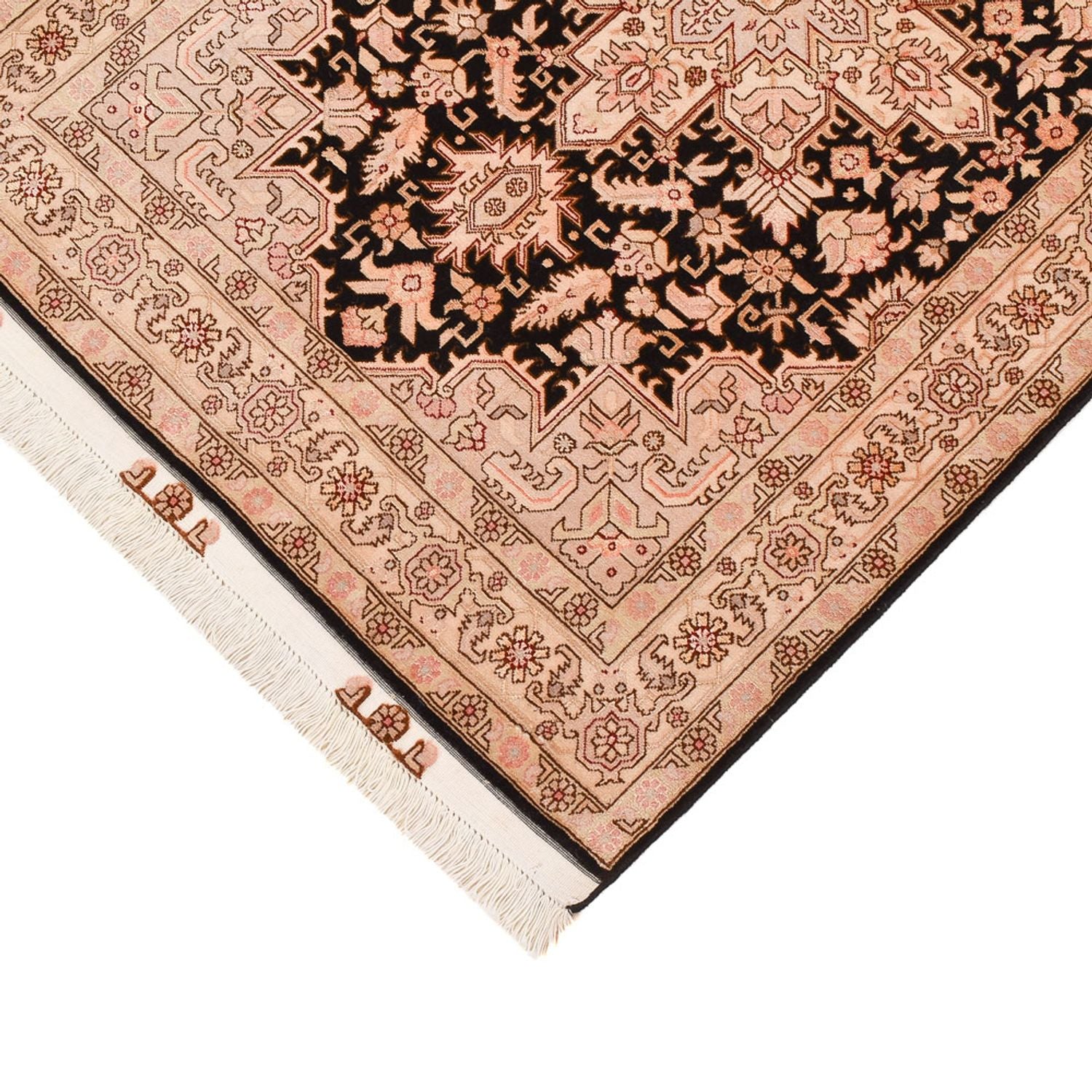 Läufer Perser - Täbriz - Royal - 305 x 80 cm - hellbeige