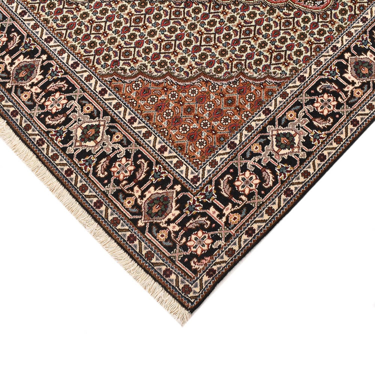 Perserteppich - Täbriz - Royal quadratisch  - 202 x 198 cm - braun