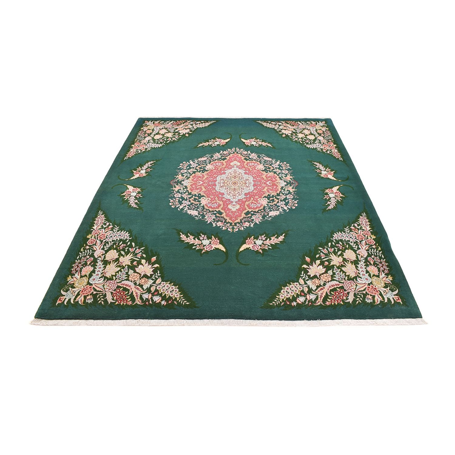 Perserteppich - Täbriz - Royal - 250 x 200 cm - grün