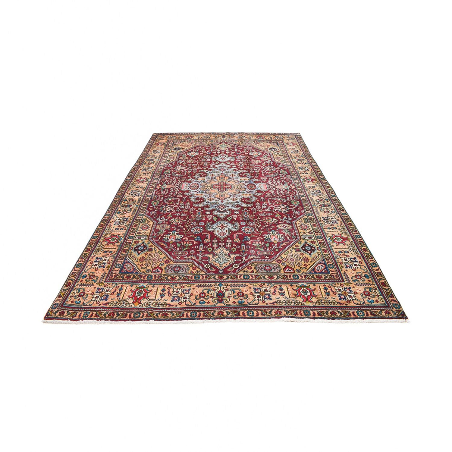 Perserteppich - Täbriz - Royal - 298 x 203 cm - rot