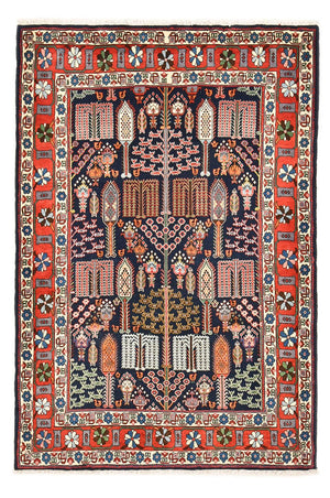 Perserteppich - Nomadic - 206 x 140 cm - mehrfarbig
