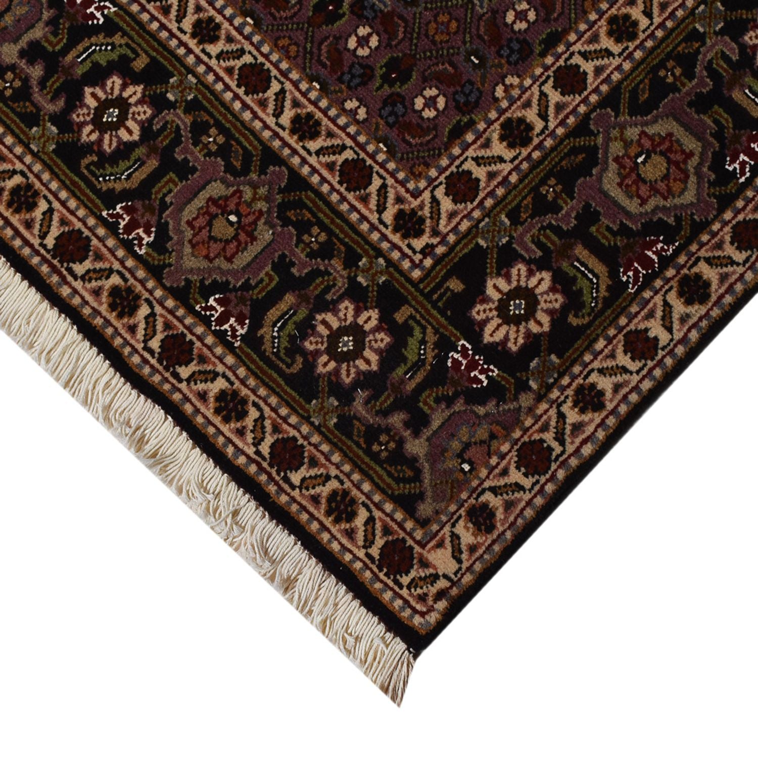 Perserteppich - Täbriz - Royal - 196 x 148 cm - dunkelbraun