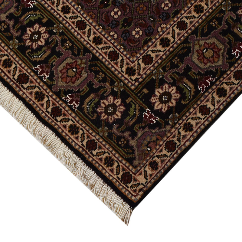 Perserteppich - Täbriz - Royal - 196 x 148 cm - dunkelbraun