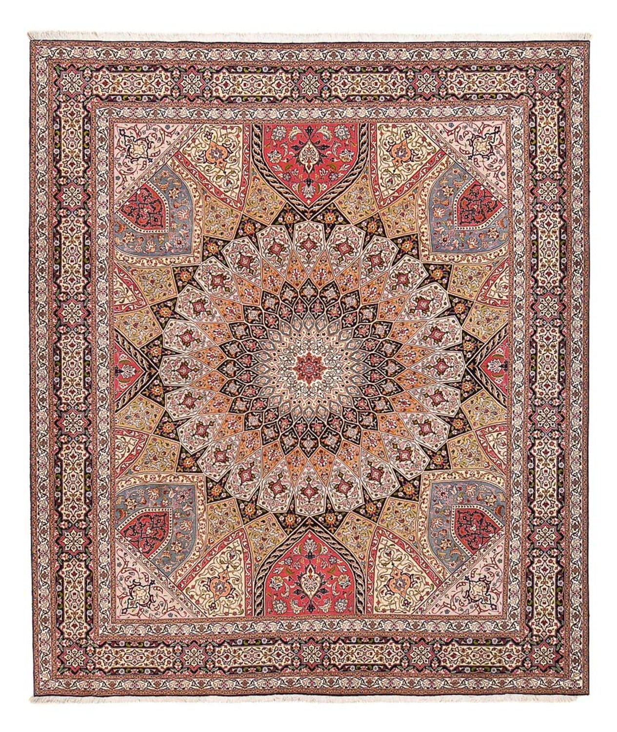 Perserteppich - Täbriz - Royal - 308 x 257 cm - mehrfarbig