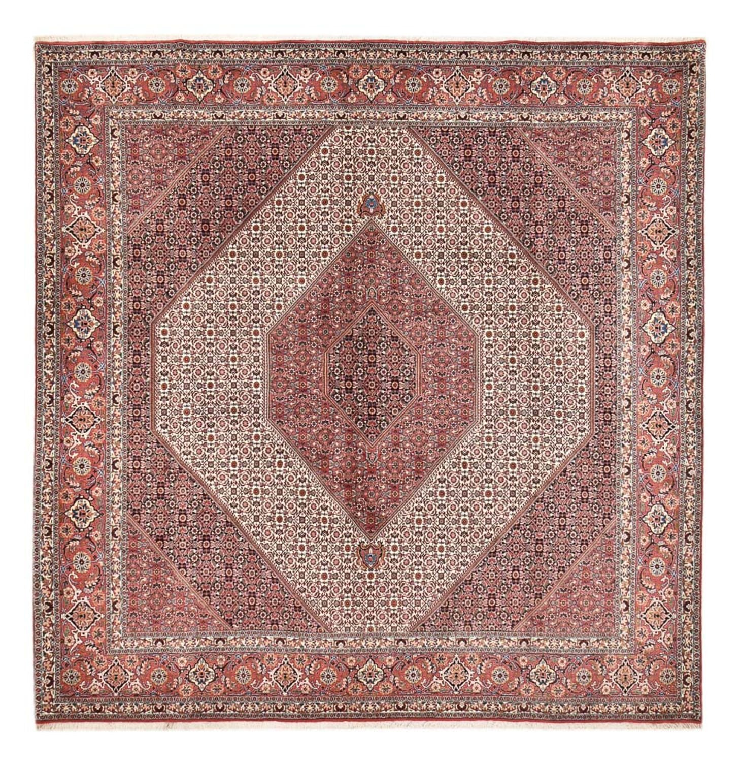 Perserteppich - Bidjar quadratisch  - 307 x 300 cm - rost