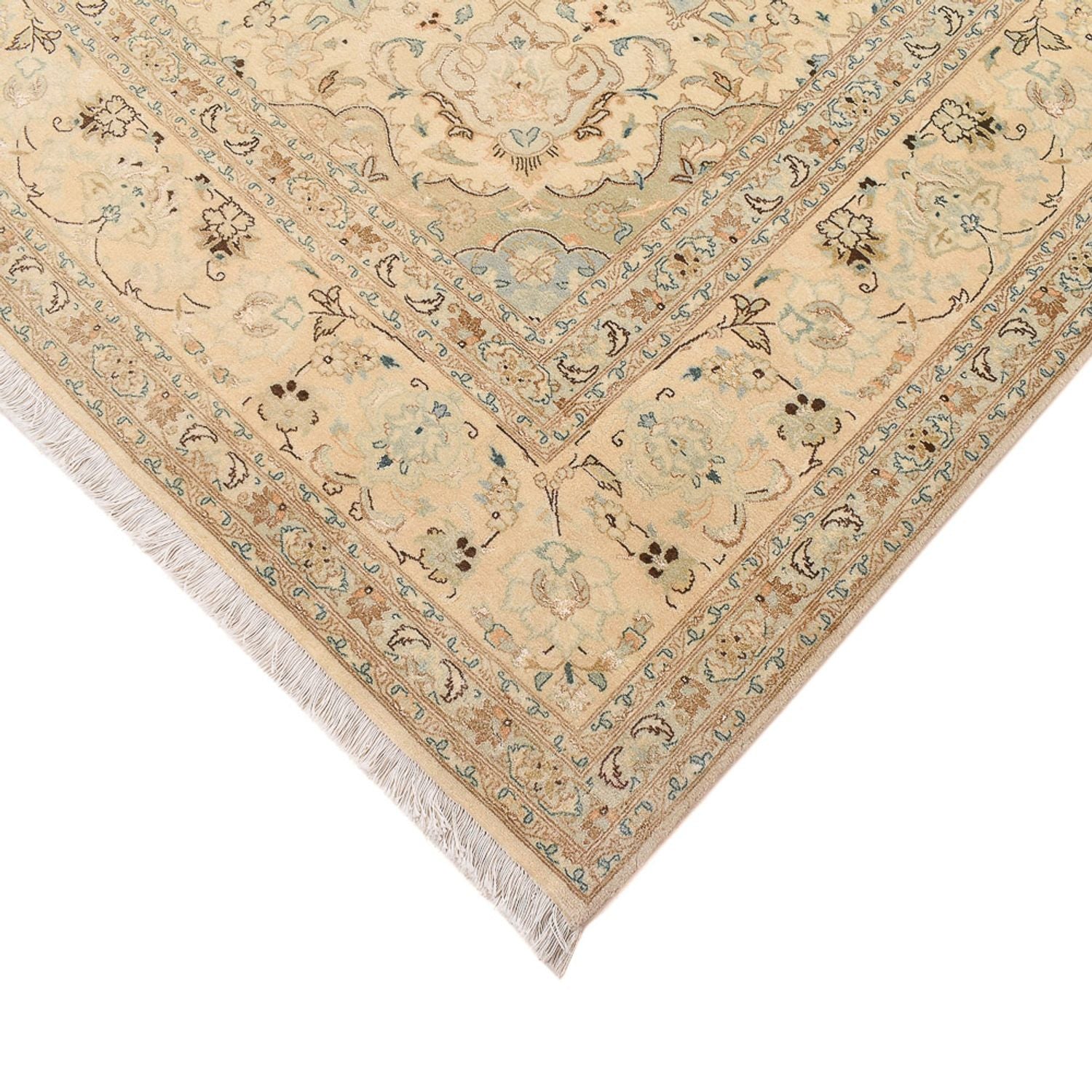 Perserteppich - Täbriz - Royal - 342 x 252 cm - hellbeige