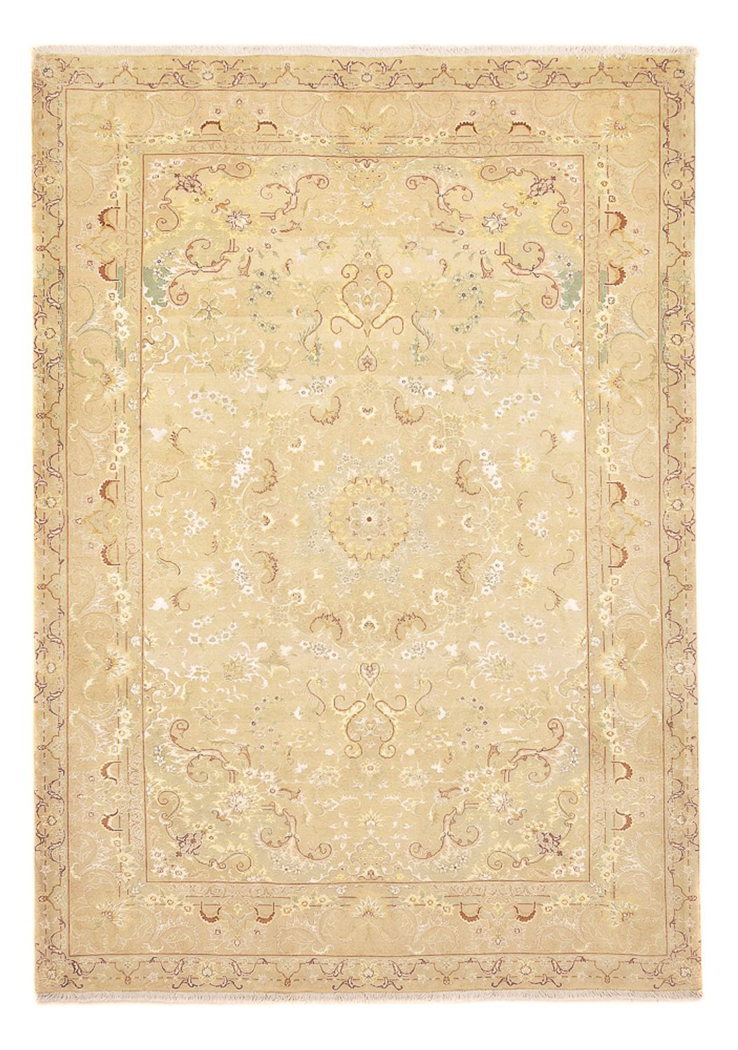 Perserteppich - Täbriz - Royal - 288 x 200 cm - hellbeige