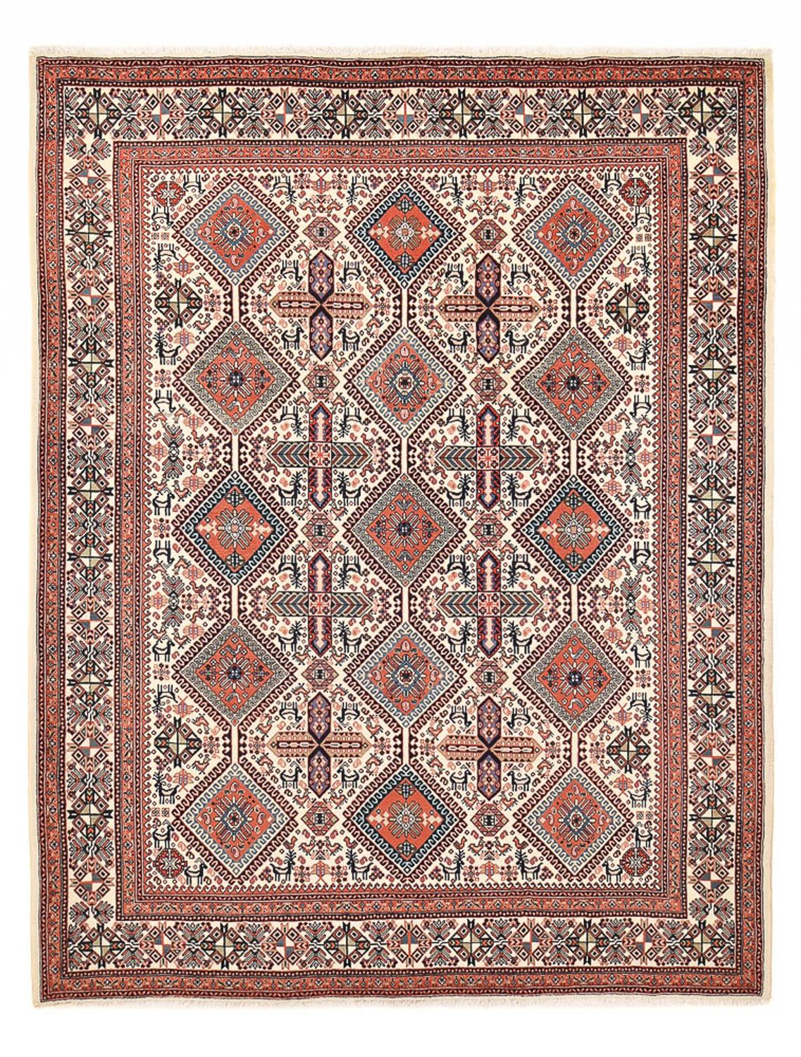Gabbeh Teppich - Kaschkuli Perser - 307 x 242 cm - rost