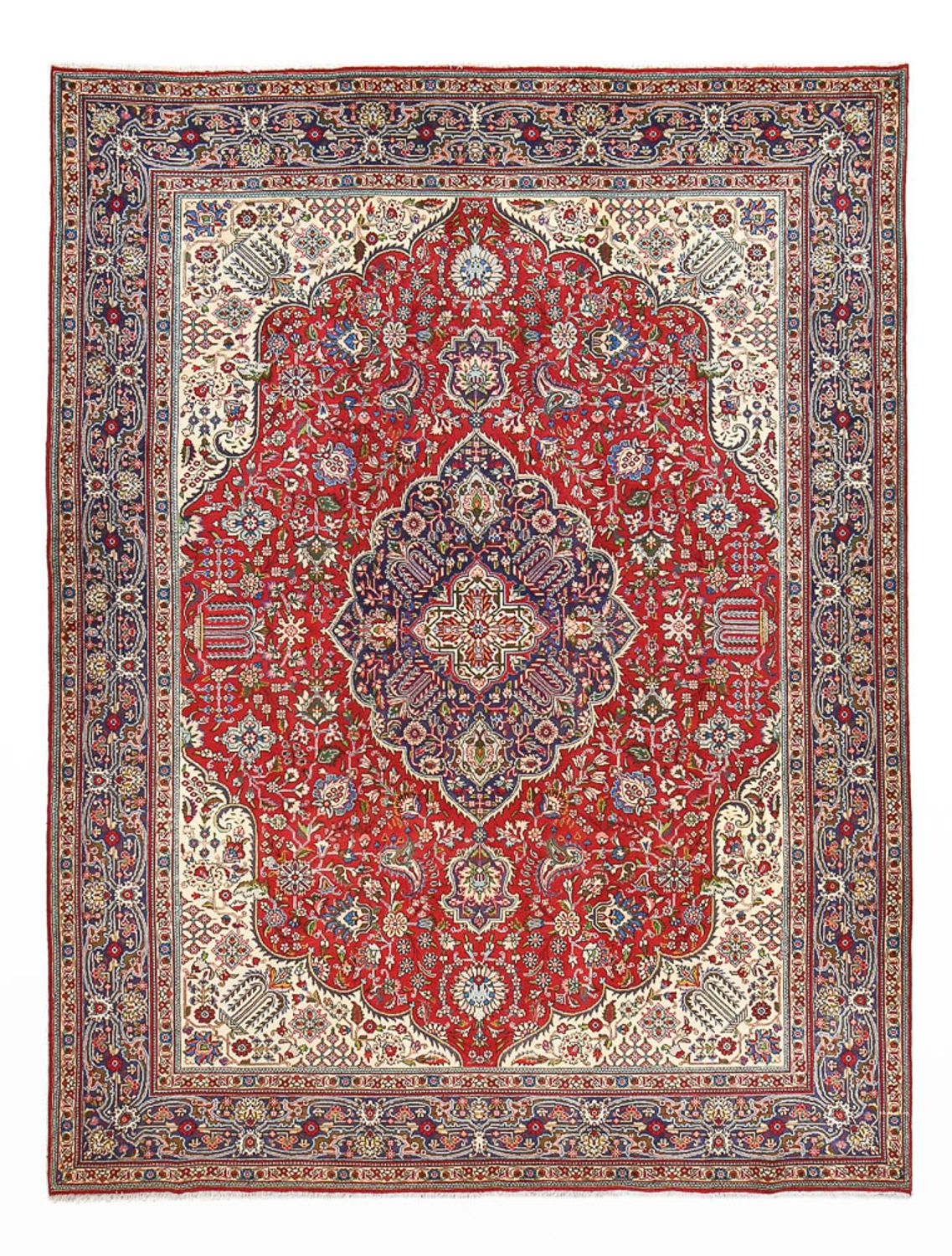 Perserteppich - Täbriz - Royal - 396 x 298 cm - rot