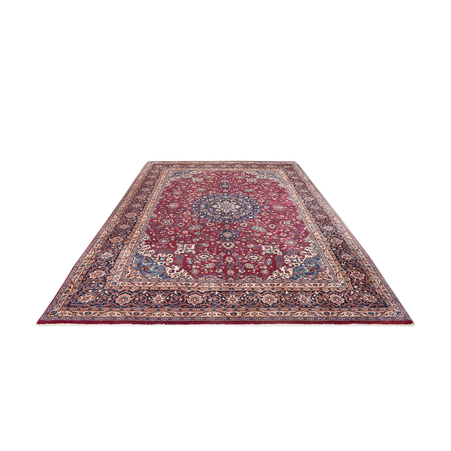 Perserteppich - Keshan - 340 x 245 cm - dunkelrot