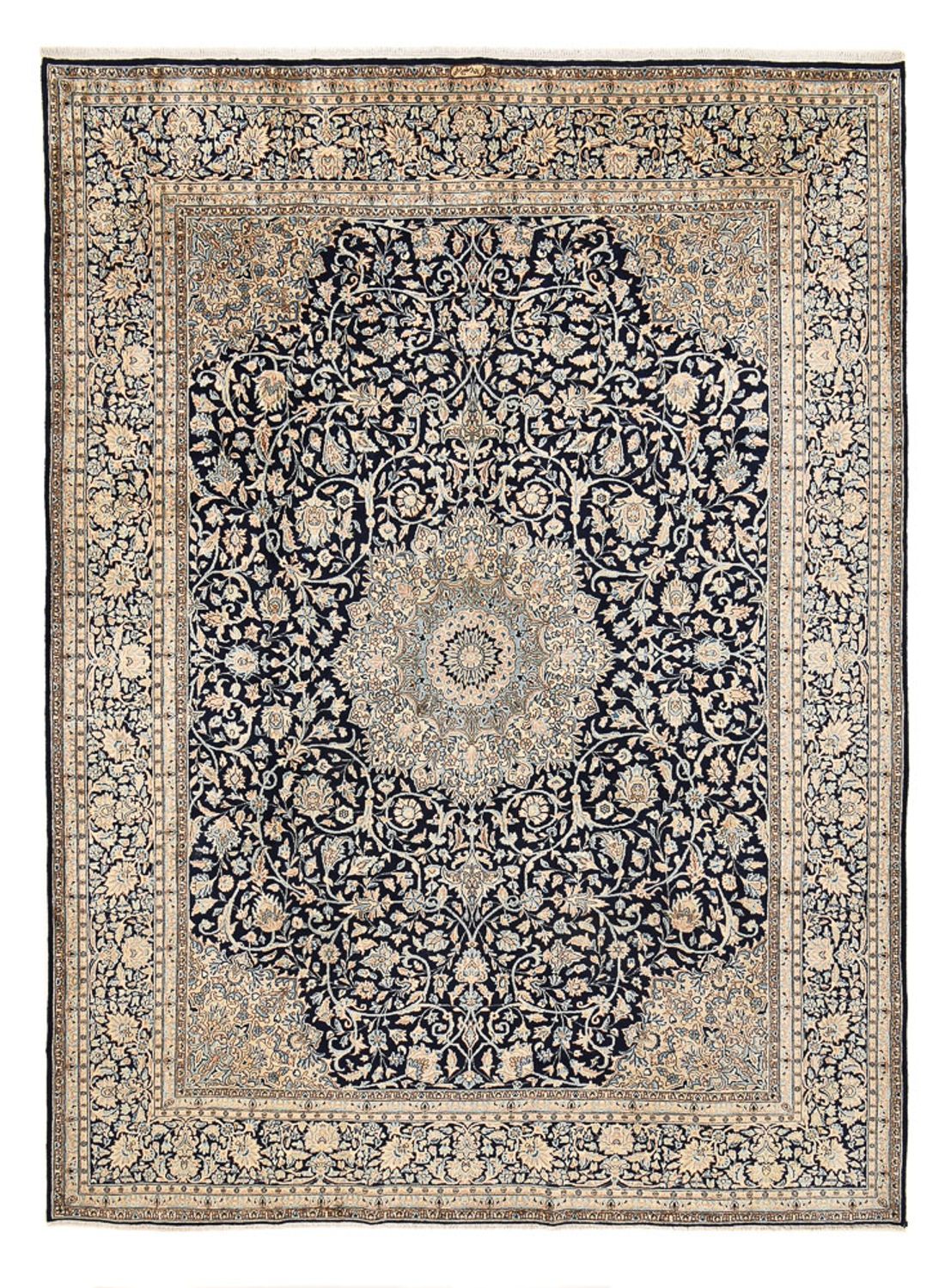 Perserteppich - Royal - 402 x 285 cm - dunkelblau