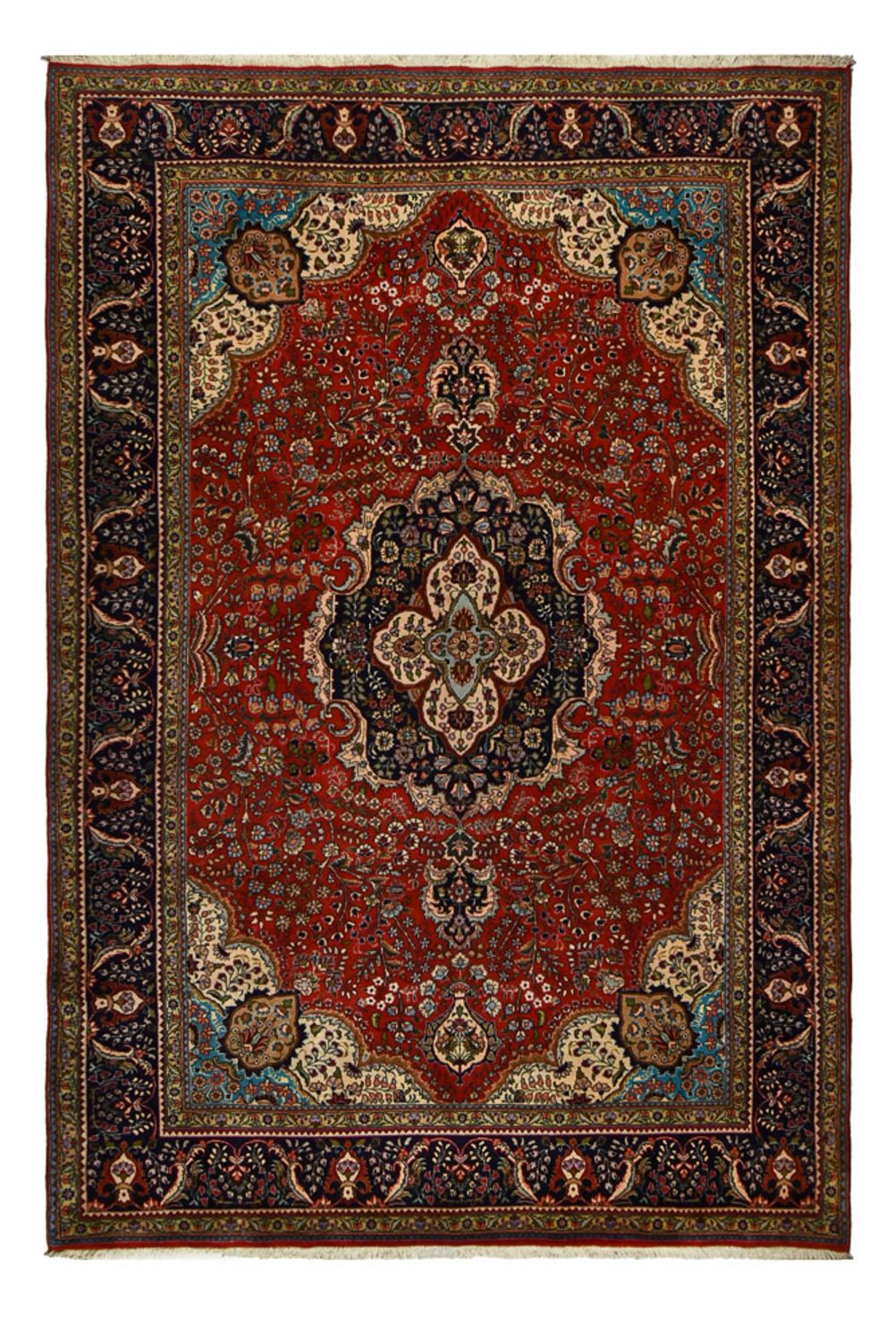 Perserteppich - Täbriz - Royal - 302 x 205 cm - rot