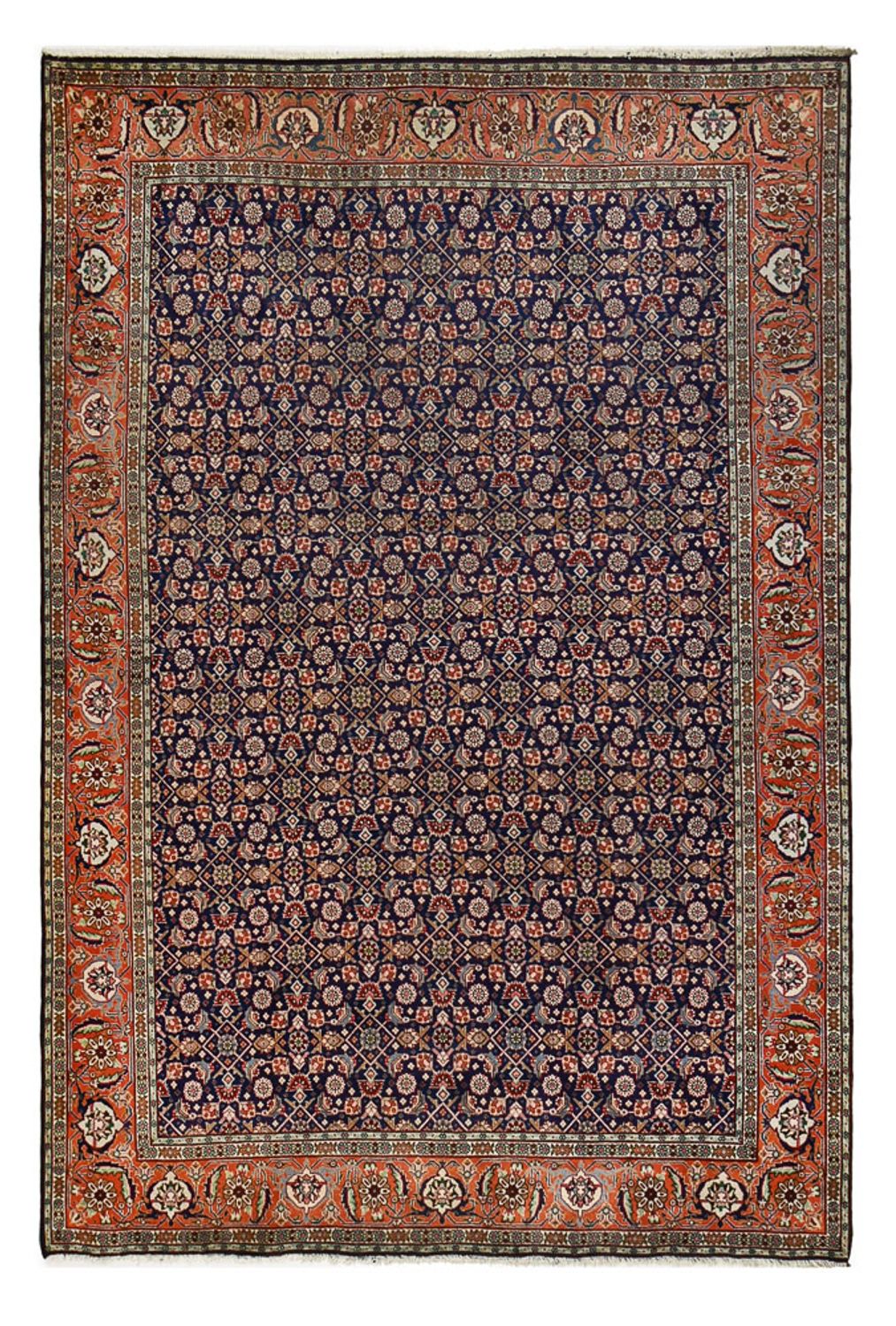 Perserteppich - Täbriz - 289 x 198 cm - dunkelblau