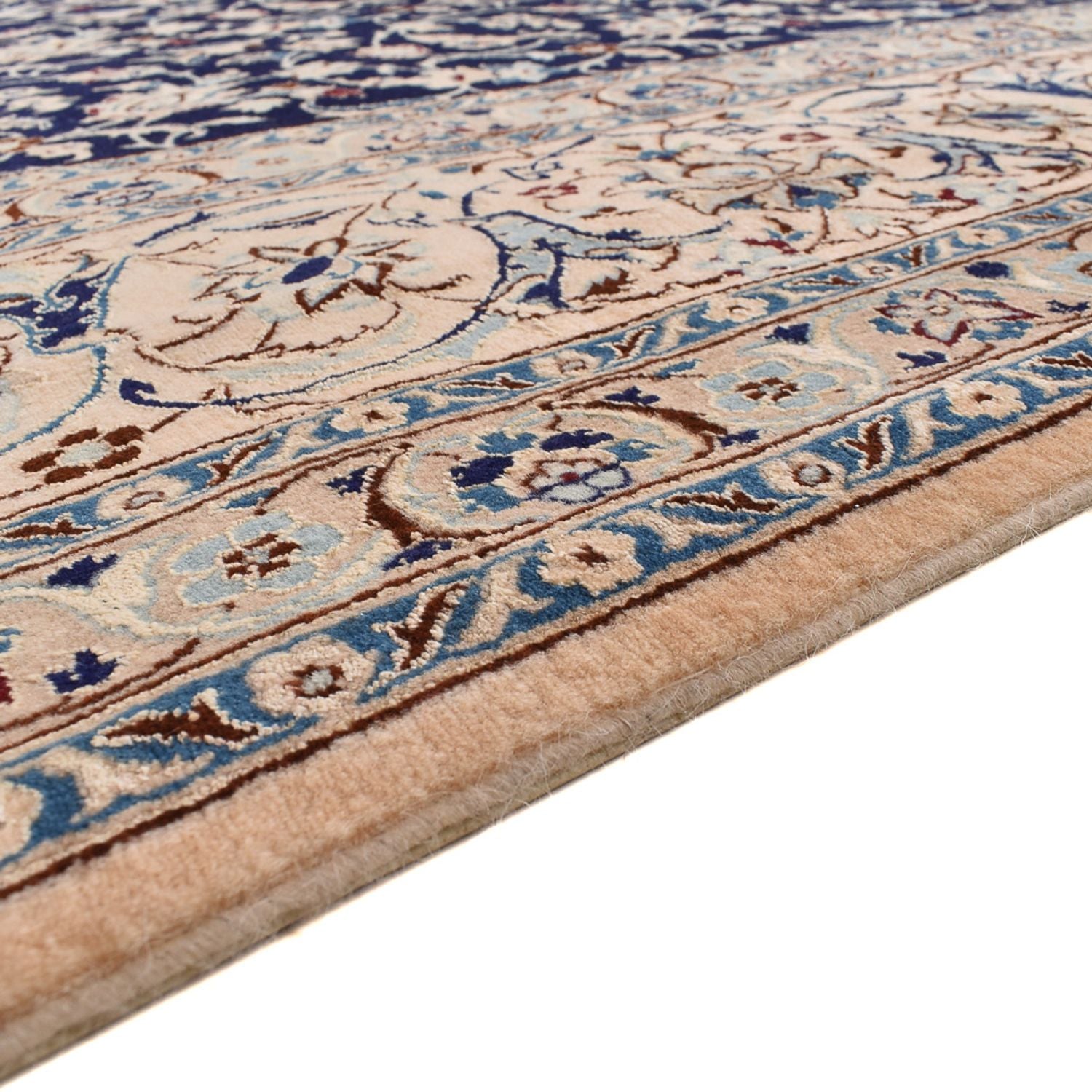 Perserteppich - Nain - Premium - 351 x 253 cm - dunkelblau