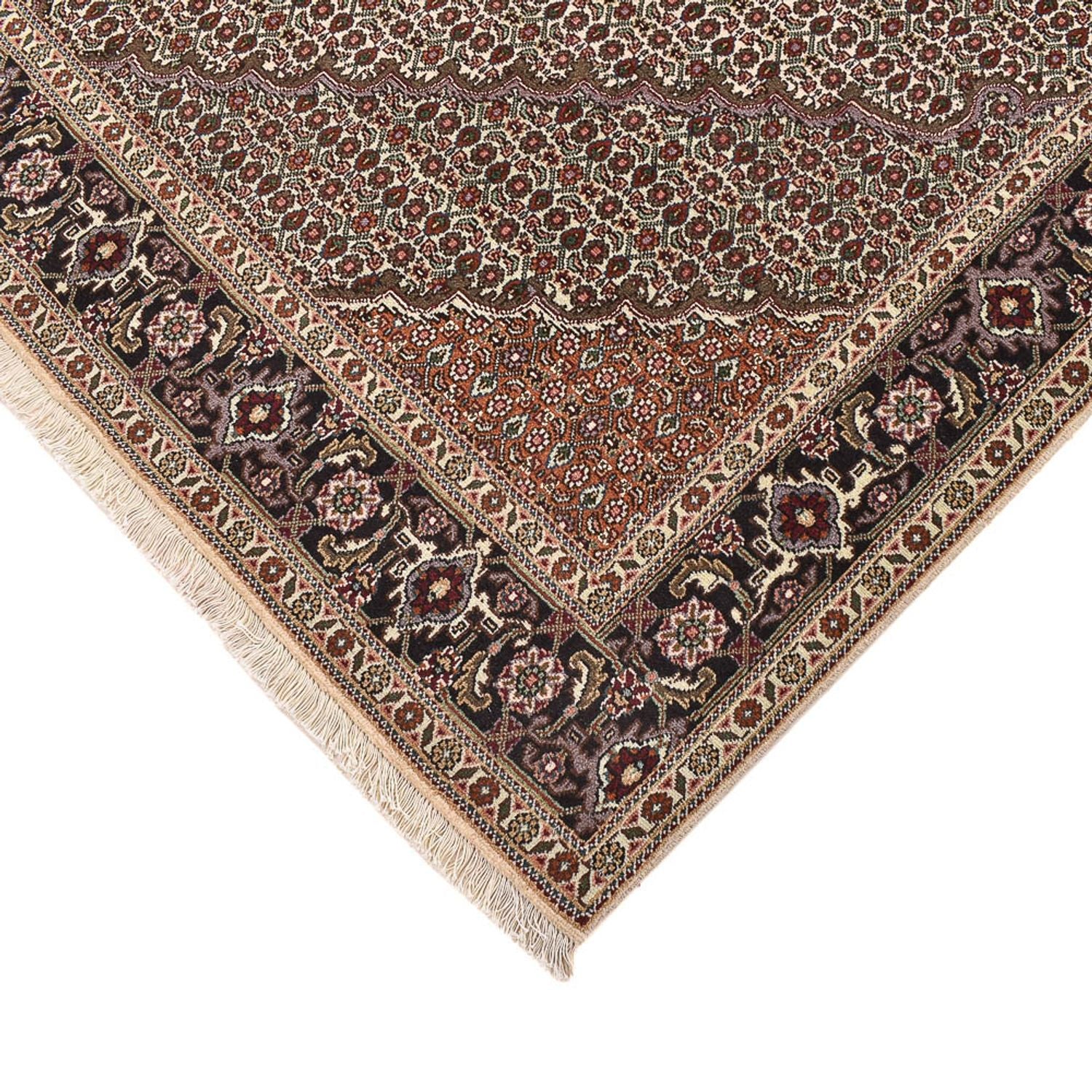 Perserteppich - Täbriz - Royal quadratisch  - 202 x 200 cm - braun