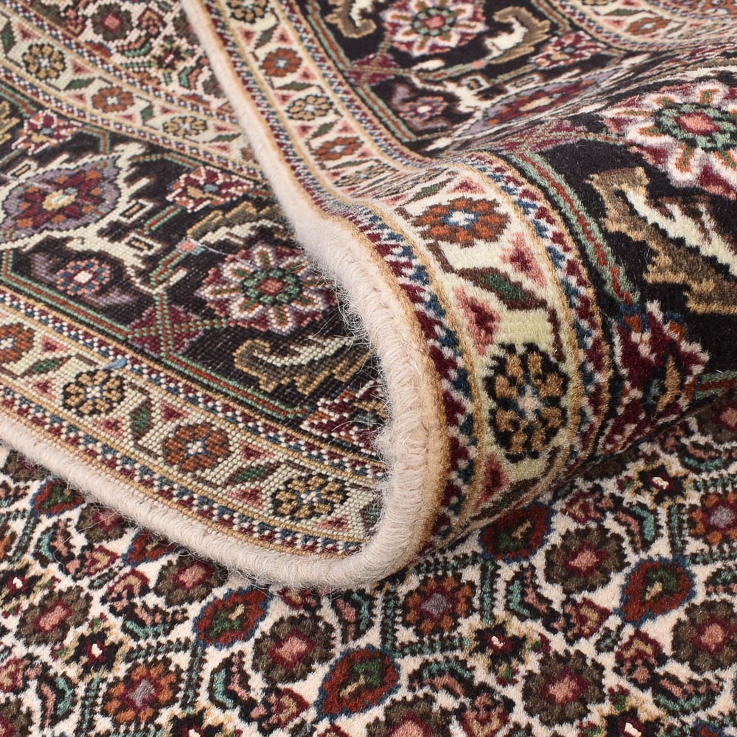 Perserteppich - Täbriz - Royal quadratisch  - 202 x 200 cm - braun