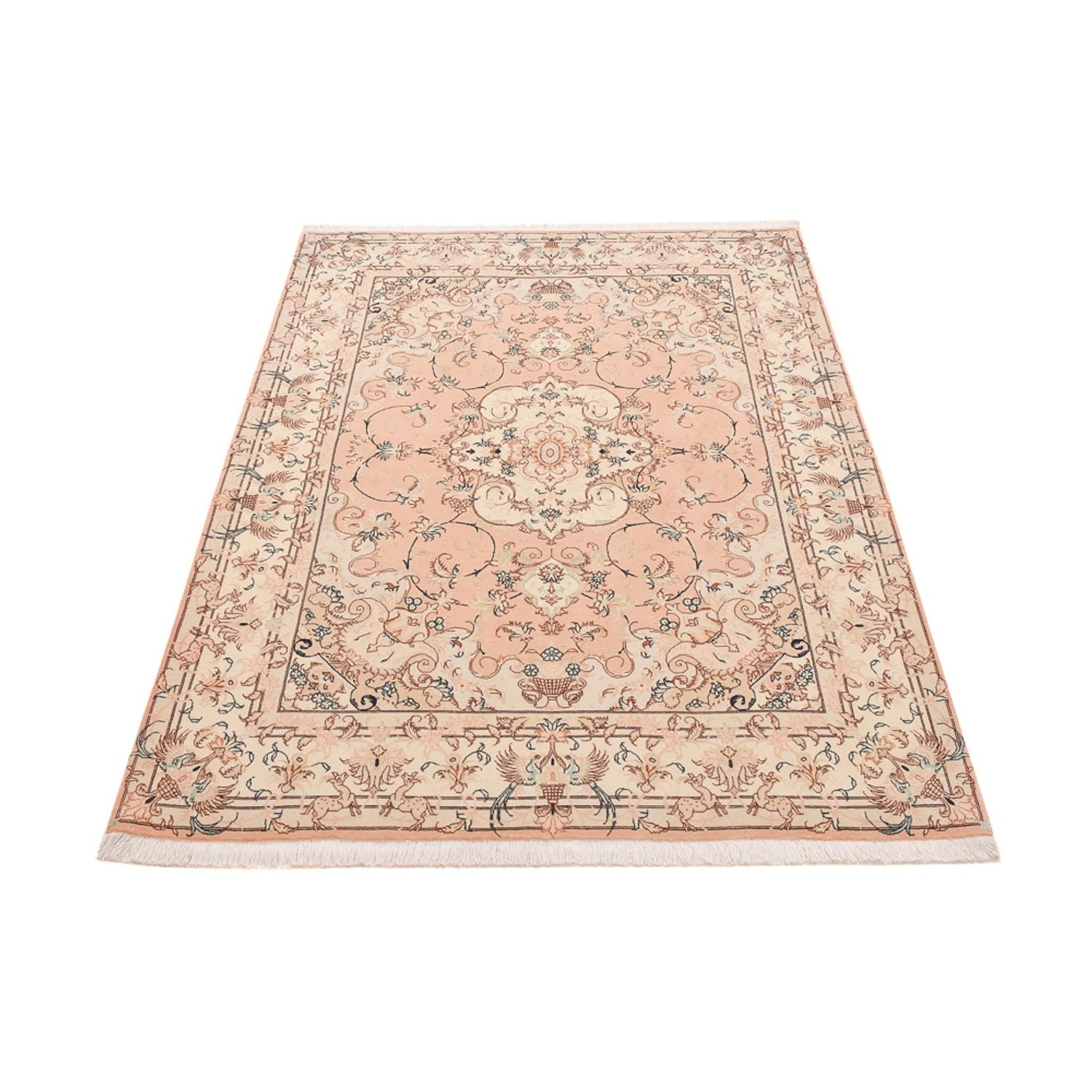 Perserteppich - Täbriz - Royal - 203 x 153 cm - caramel