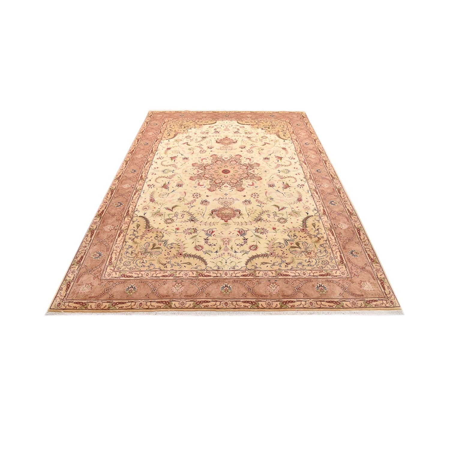 Perserteppich - Täbriz - Royal - 300 x 200 cm - hellbeige