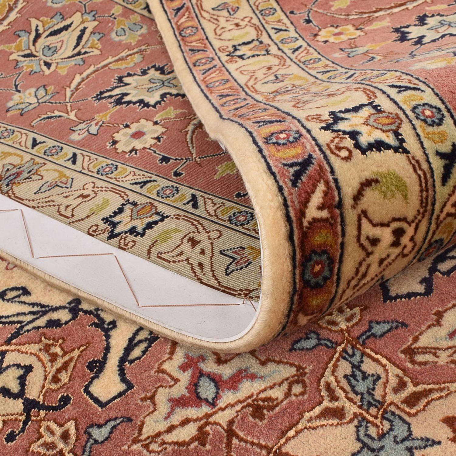 Perserteppich - Täbriz - Royal - 358 x 250 cm - hellbeige