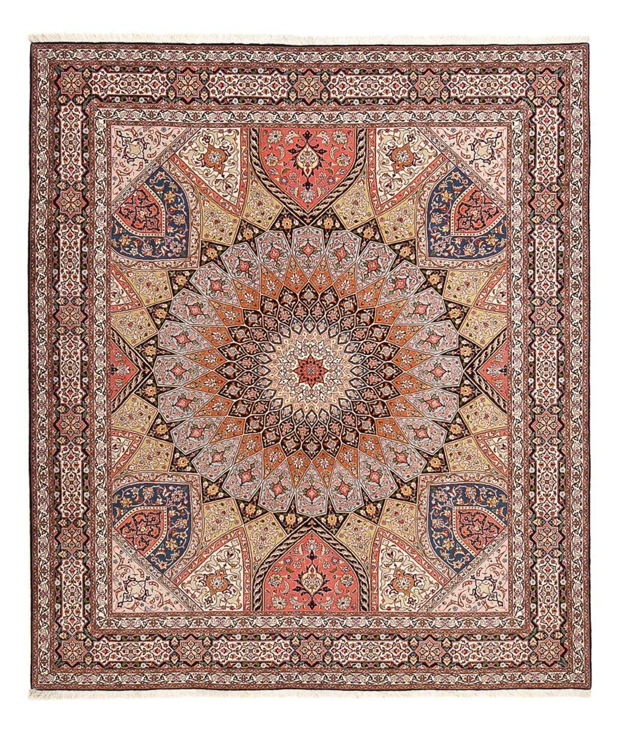Perserteppich - Täbriz - Royal - 302 x 253 cm - mehrfarbig