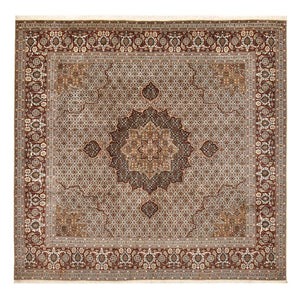 Perserteppich - Täbriz - Royal quadratisch  - 252 x 247 cm - braun