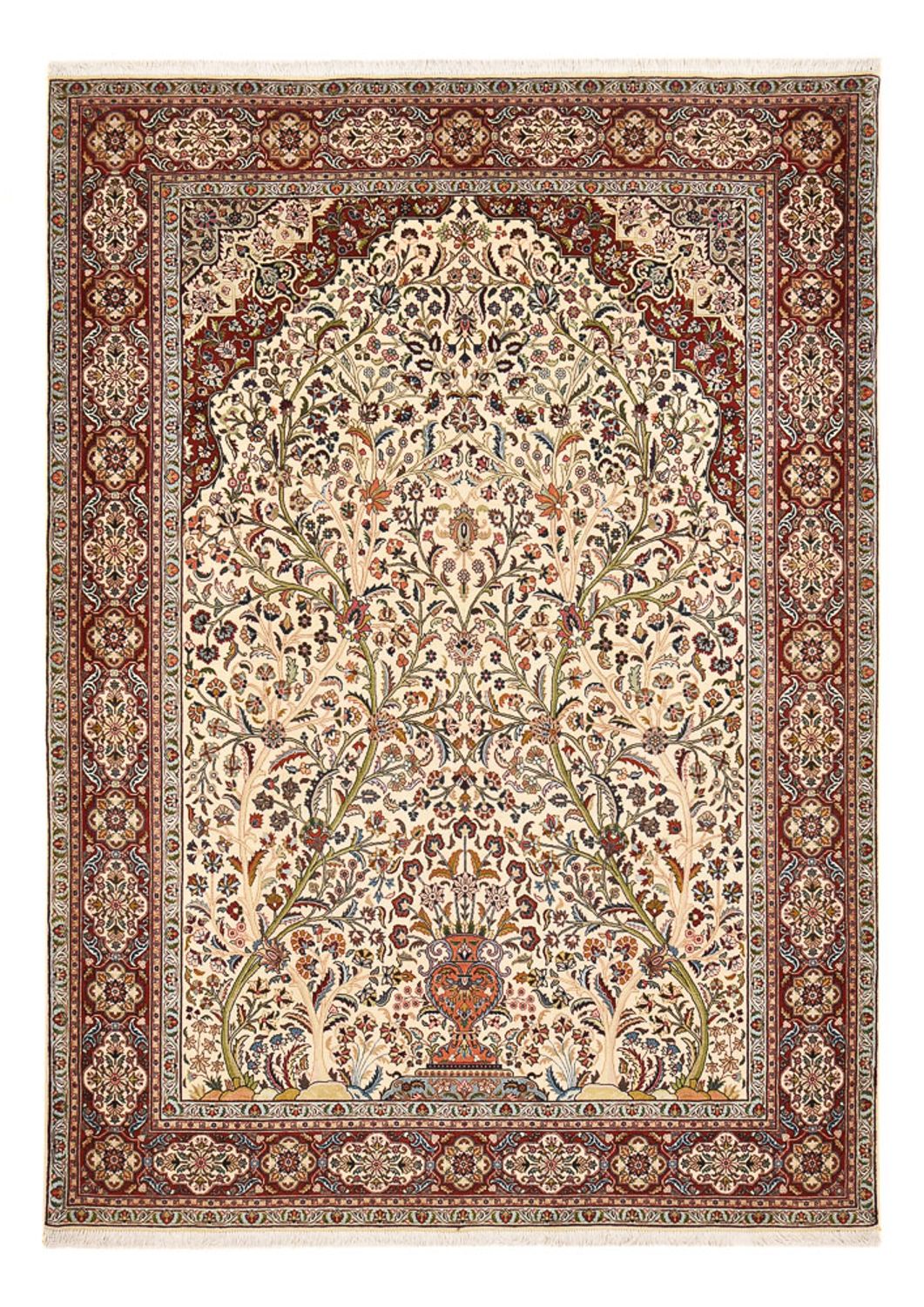 Perserteppich - Täbriz - Royal - 250 x 177 cm - sand