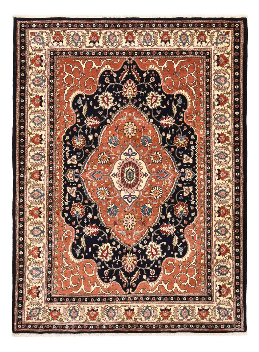 Gabbeh Teppich - Kaschkuli Perser - 240 x 178 cm - dunkelblau