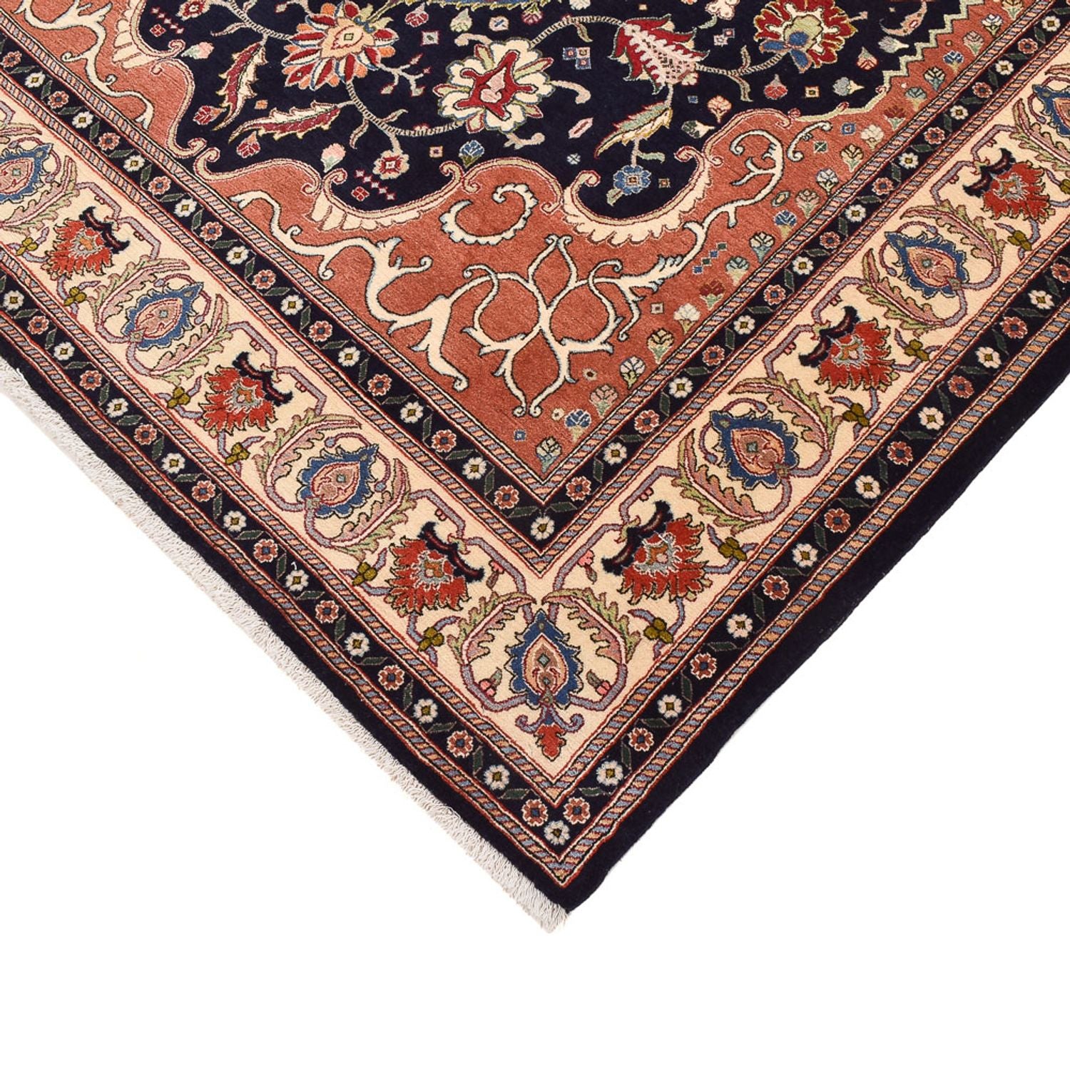 Gabbeh Teppich - Kaschkuli Perser - 240 x 178 cm - dunkelblau