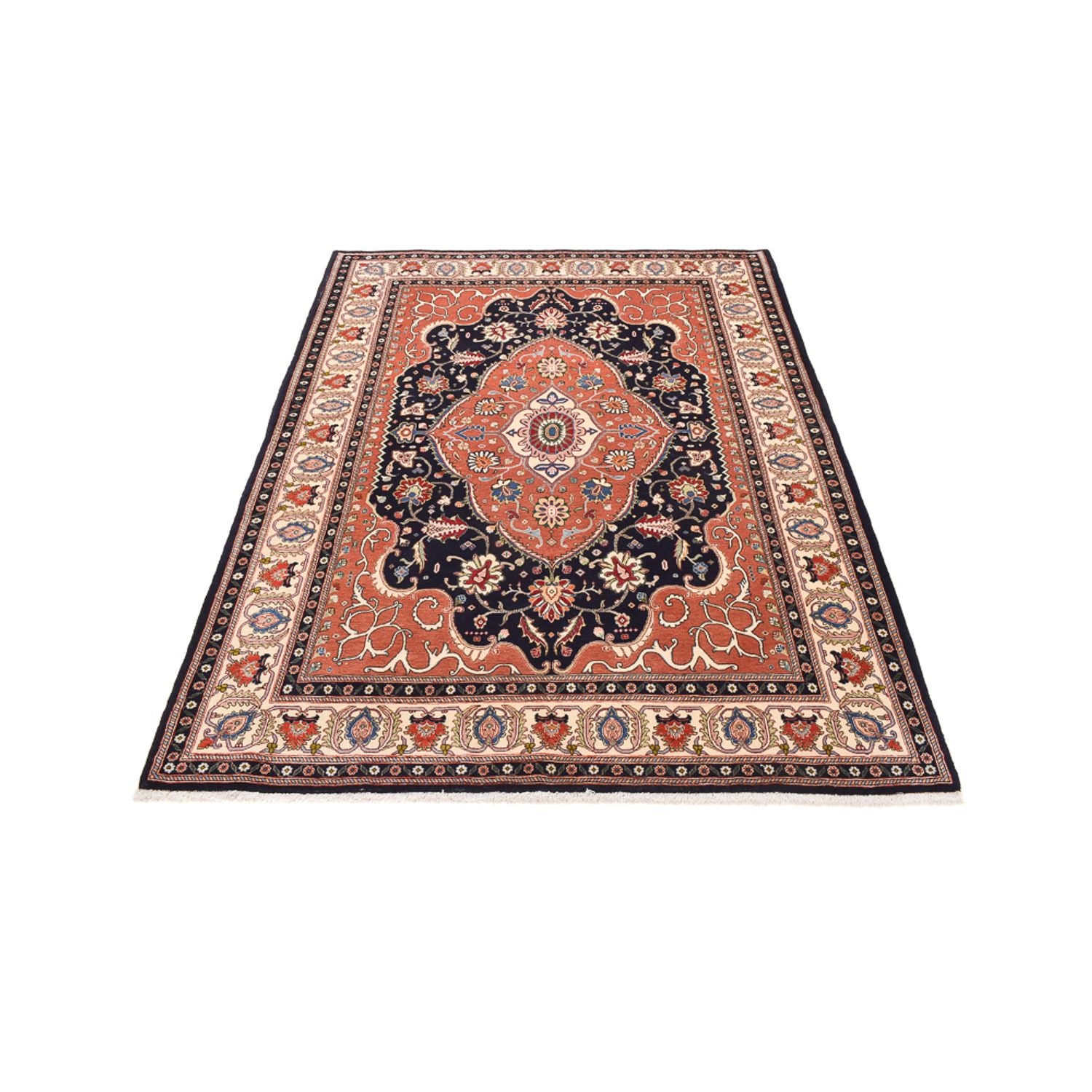 Gabbeh Teppich - Kaschkuli Perser - 240 x 178 cm - dunkelblau