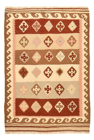 Kelim Teppich - Oriental - 147 x 100 cm - mehrfarbig