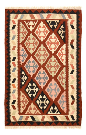 Kelim Teppich - Oriental - 153 x 100 cm - mehrfarbig