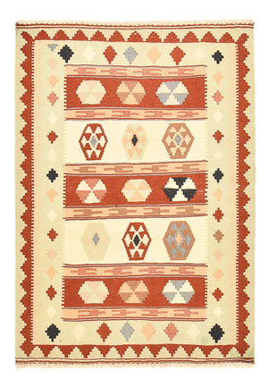 Kelim Teppich - Oriental - 145 x 100 cm - mehrfarbig