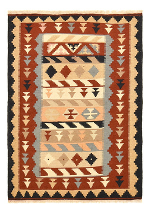 Kelim Teppich - Oriental - 146 x 104 cm - mehrfarbig