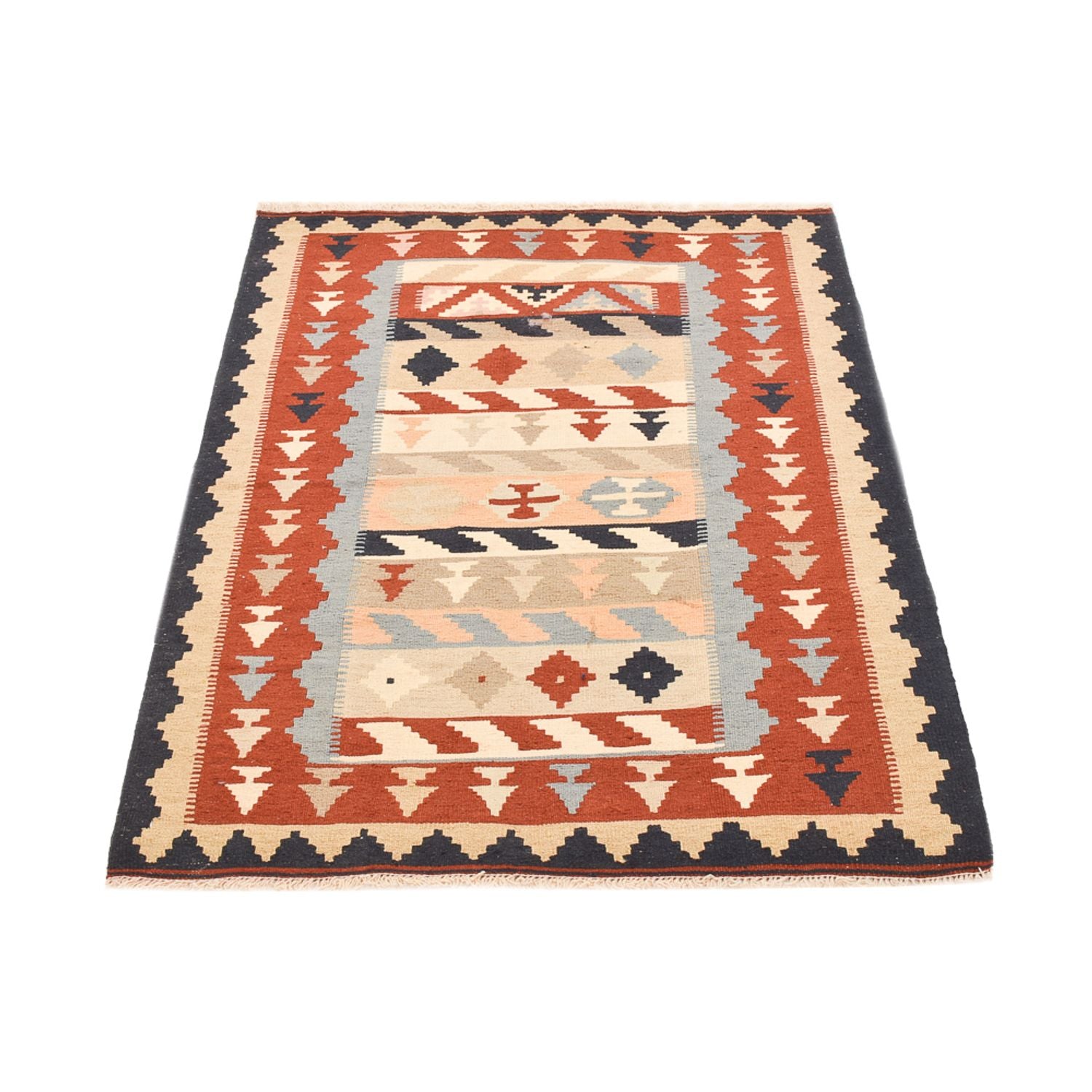 Kelim Teppich - Oriental - 146 x 104 cm - mehrfarbig