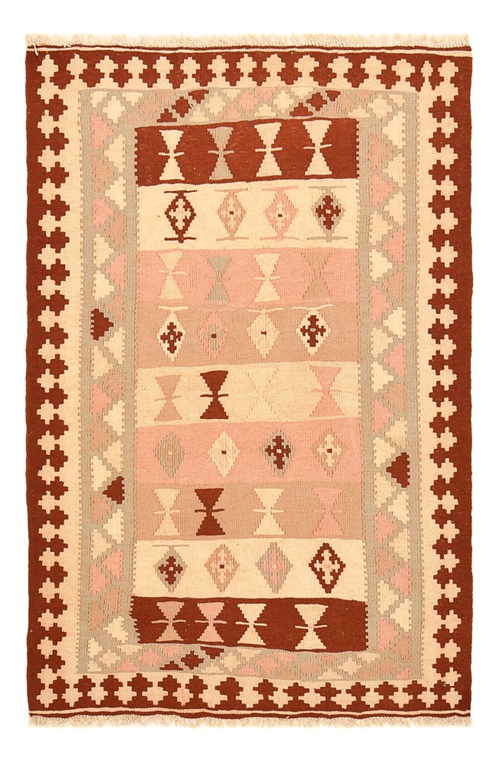 Kelim Teppich - Oriental - 147 x 100 cm - mehrfarbig