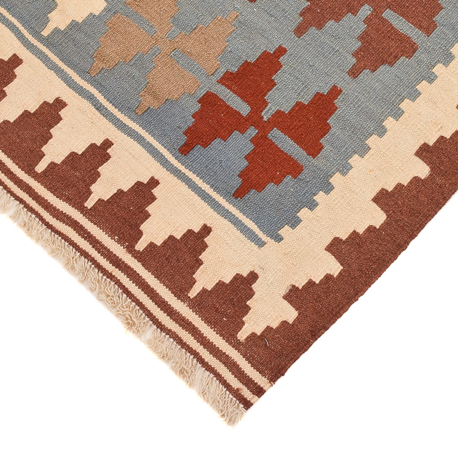 Kelim Teppich - Oriental - 145 x 100 cm - mehrfarbig
