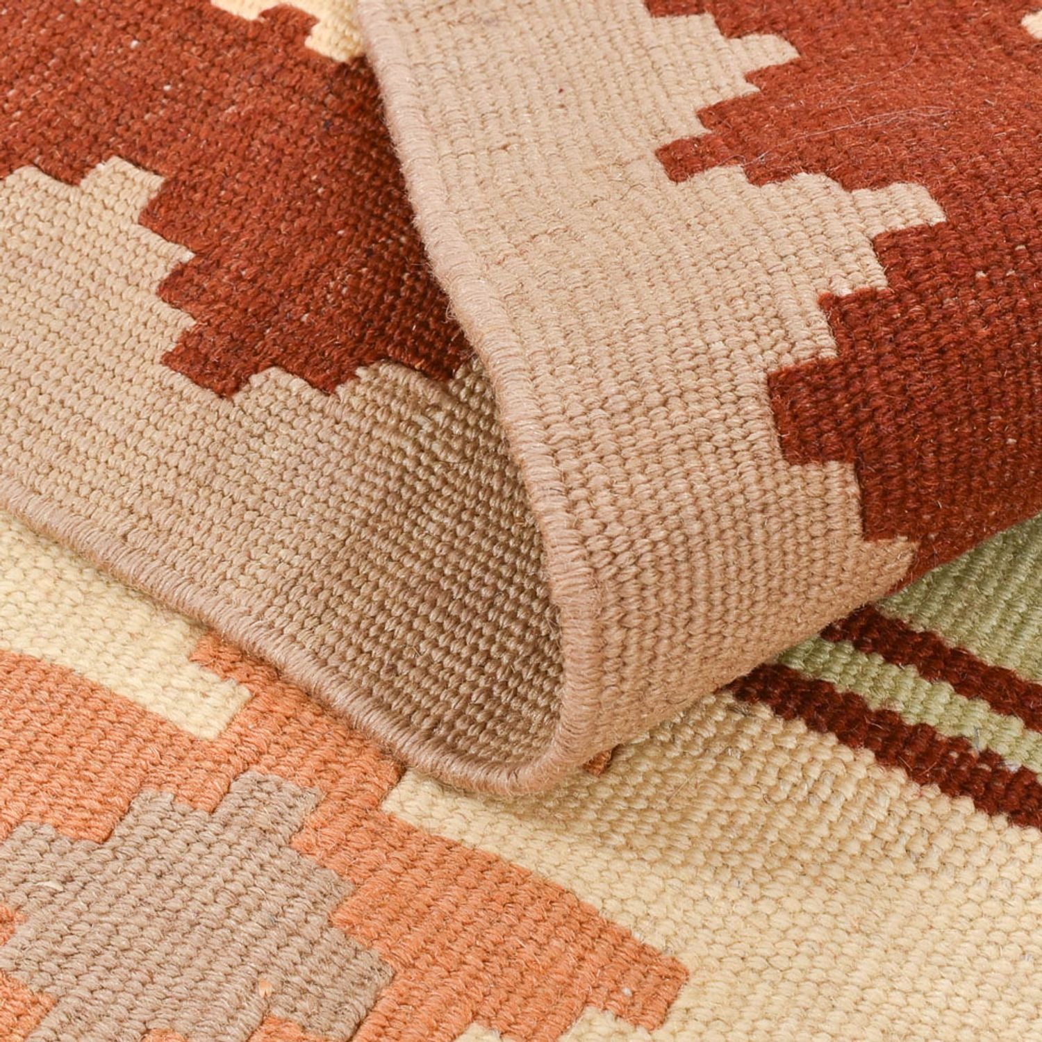 Kelim Teppich - Oriental - 147 x 96 cm - beige