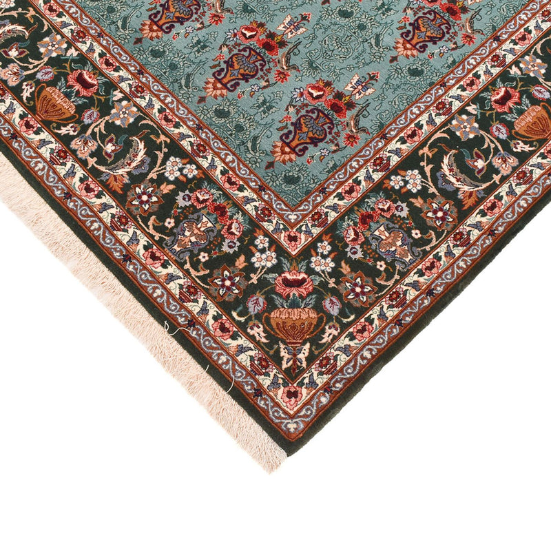 Perserteppich - Isfahan - Premium - 193 x 130 cm - türkis