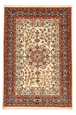 Perserteppich - Ghom - Royal - 157 x 109 cm - hellbeige