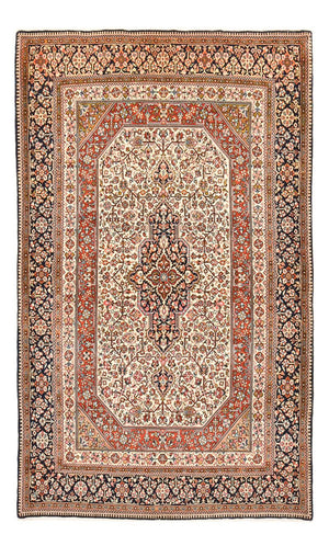 Perserteppich - Ghom - 220 x 136 cm - rost