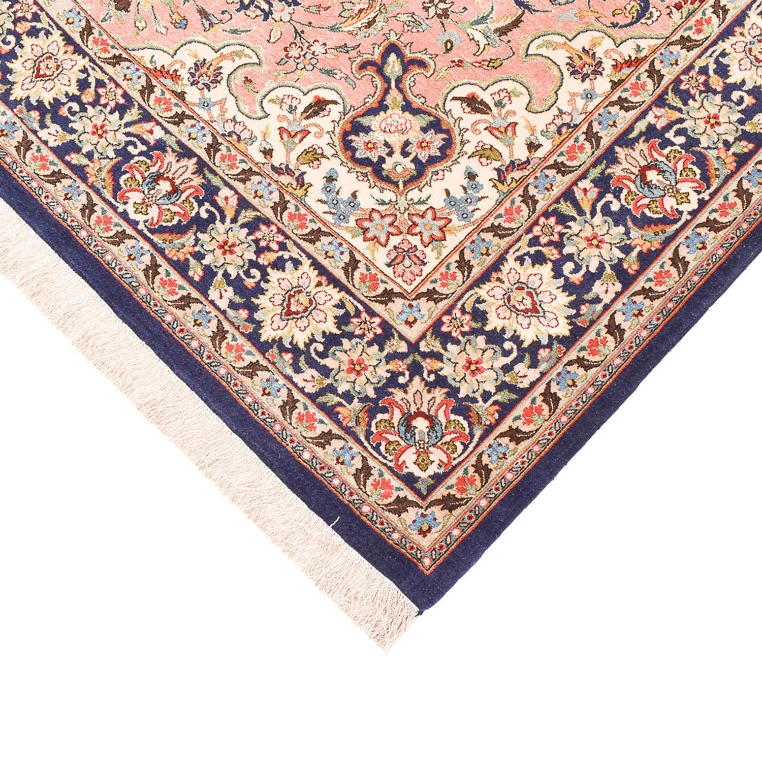 Perserteppich - Ghom - Royal - 216 x 135 cm - hellrot